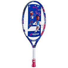 Ракетка б/т дет. BABOLAT B`FLY 21 Gr000, 140485, для 5-7 лет, алюминий, со струнами, фиолетово-розов