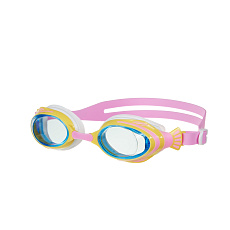 Очки детские для плав.TORRES Fish Kids, SW-32522PK,голуб. линзы,оранж-роз.оправа, раздв. рег.ремешок
