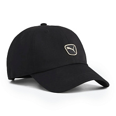 Бейсболка спорт. PUMA Cat Patch BB Cap, 02737101, 100% хлопок, черный