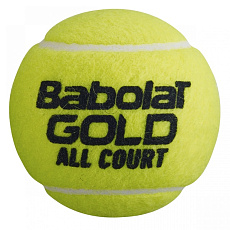Мяч для большого тенниса BABOLAT Gold All Court X4, 502085