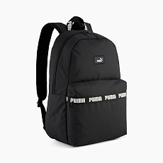 Рюкзак спорт. PUMA Phase Tape Backpack, 09117001, полиэстер, черный