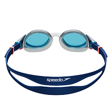 Очки для плав. SPEEDO Biofuse 2.0 8-00233214516, СИНИЕ линзы, бело-черная оправа