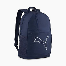 Рюкзак спорт. PUMA Plus Backpack, 09118003, полиэстер, темно-синий
