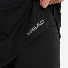 Юбка-шорты тренир. жен. HEAD Club Basic Skort W 814399-BK-S, р.S, 92%полиэстер,8% эластан,черный