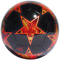 Мяч футб. ADIDAS UCL Club IA0947, р.4, ТПУ, 12 пан., маш.сш., черно-оранжевый