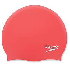 Шапочка для плав. SPEEDO Plain Molded Silicone Cap, 8-70984H191, КРАСНЫЙ, силикон