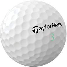 Мяч для гольфа TaylorMade Kalea, N7641801, белый, 3шт в упак.