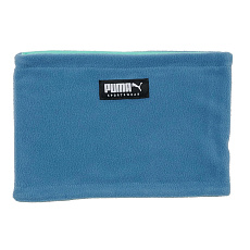 Шарф-снуд PUMA Reversible Neck Warmer Jr, 05408908, полиэстер, хлопок, двустор, сине-голубой
