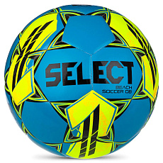 Мяч для пляж. футб. SELECT Beach Soccer DB V23, 0995160225, р.5, 28п, ТПУ, гибрид.сш, сине-желтый