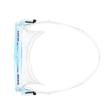 Маска для плав. Salvas Domino Md Mask, CA140C1TQSTH, безопасн.стекло,Silflex, р. Medium, голуб