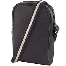 Сумка кросс-боди PUMA Campus Compact Portable, 07882701, полиуретан, полиэстер, черно-серый