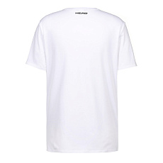 Футболка мужская HEAD Rainbow T-Shirt M 811435-WH-2XL, р.2XL, полиэстер, хлопок, эластан, белый