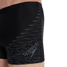 Плавки SPEEDO Eco Medley Logo Swim boxer, 8-1135400334, р.28 (рос.44), нейлон, эластан, черный