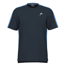 Футболка мужская HEAD Slice T-Shirt Men 811554-NV-M, размер M, темно-синяя