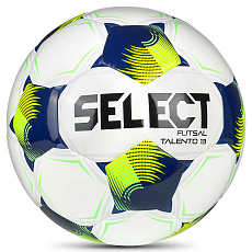 Мяч футзал. SELECT Futsal Talento 13 V26, 1062471015, р.3, 32п, ТПУ, гибр.сш, бело-сине-желтый