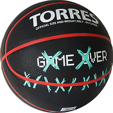 Мяч баскетбольный TORRES Game Over B02217, размер 7