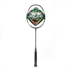 Ракетка для бадм. DOUBLE FISH JINQUE QT-1603, для продвинутых,графит со струнам,литой,черный