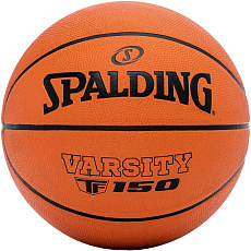Мяч баск. SPALDING TF-150 Varsity 84324z, р.7, резина, коричнево-черный