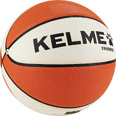 Мяч баск. KELME Hygroscopic, 8102QU5004-133, р.6, 8 панелей, ПУ, бут.кам., бело-оранжево-черный