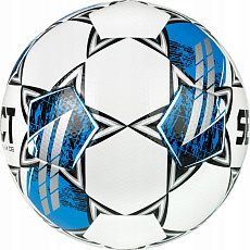 Мяч футб. SELECT Team DB V25, 0865560022, р.5, FIFA Basic, 32 пан, гл.ПУ, гибридн.сш., бело-синй