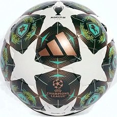 Мяч футзал. ADIDAS UCL Pro Sala JH1294, р.4, FIFA Quality Pro, 32п, ПУ, руч.сш, бело-зеленый