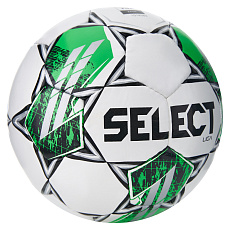 Мяч футб. SELECT Liga V25, 3855160585, р.5, FIFA Basic, 32п, ПУ, руч. сш, бело-зеленый