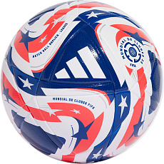 Мяч футб. ADIDAS FCWC League JD3824, р.5, FIFA Quality, 14 панелей, ТПУ, термосш, бело-сине-красный