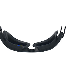 Очки для плав. SPEEDO Hydropulse Mirror, 8-12267D646, ЗЕРКАЛЬНЫЕ линзы, черная оправа