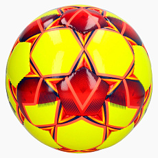 Мяч футзал. SELECT Futsal Attack V24, 3883446563, р.4, 32п, ПУ, руч.сш, желто-красный