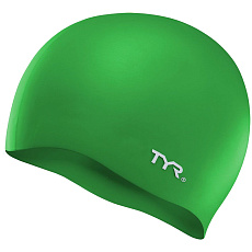 Шапочка для плав. TYR Wrinkle Free Silicone Cap, LCS-310, ЗЕЛЕНЫЙ, силикон