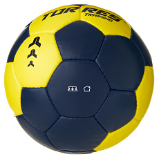 Мяч ганд. TORRES Training, H32450, р.0, ПУ, 4 подкл. слоя, руч. сшивка, мультиколор
