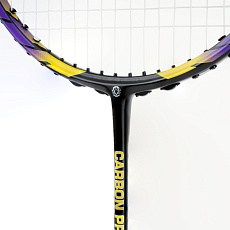 Ракетка бадм. TORRES Carbon PRO6, BD20521,для продв., стерж/обод из карбона,со струнами, фиол