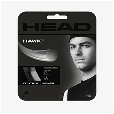 Струна теннисная HEAD Hawk 16, 281103-BK, 12м, черный