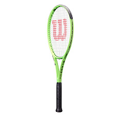 Ракетка б/т Wilson Blade Feel 105, арт.WR197710U3, для любителей, графит, со струнами, зеленый