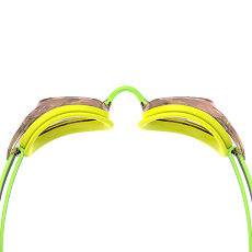 Очки для плав. SPEEDO Vanquisher 3.0 Mirrored, 8-00473417218, ЗЕРКАЛЬНЫЕ линзы, зеленая оправа