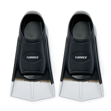 Ласты для бассейна TORRES F01, SWF012407BK, р. EU 45-47 (XXL), черно-серый