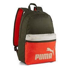 Рюкзак спорт. PUMA Phase Backpack, 09046803, полиэстер, черно-красный