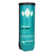 СЦ*Мячи для большого тенниса DIADEM Premier All Court 3B, упаковка 3 мяча, ITF
