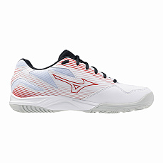 Кроссовки волейб. муж. MIZUNO Cyclone Speed 4 V1GA238096,р.UK10.5(рос.44), иск.кожа,текстиль, белый