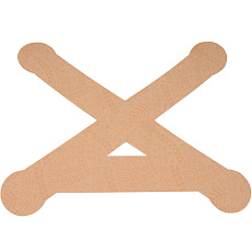Тейп динамический PosturePals X tape, PP-X-TS, преднарезка, р. S, 5 шт. в уп., телесный