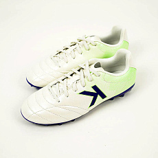 Бутсы футб. KELME Men's Football Shoes (MG), 8312ZX1268-105-40, р.40 (рос.39), полиуретан, ТПУ,белый