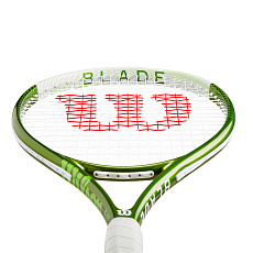 Ракетка б/т Wilson Blade Feel Team 103, WR117710U2, для любителей, алюминий, со струнами, бело-зел