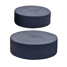 Шайба хоккейная оф.стандарт, MR-XS75, диам. 75 мм, выс. 25 мм, вес 170гр, РОССИЯ, резина, черная