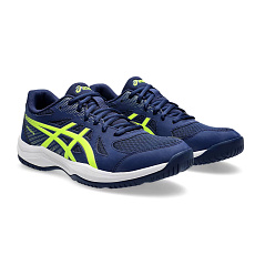 Кроссовки волейбольные мужские ASICS Upcourt 6 1071A104 400, р.11,5(рос.44.5), сине-зеленый
