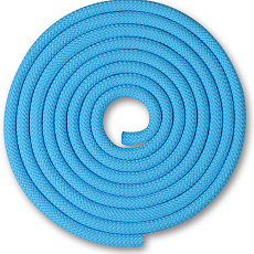 Скакалка гимнастическая INDIGO, SM-123-LB, утяжеленная, 180г, длина 3м, шнур, голубой