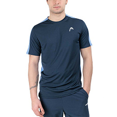Футболка HEAD Slice T-Shirt Men 811554-NV-L, размер L, темно-синяя