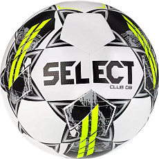 Мяч футб. SELECT Club DB V23, 0865160100, р.5, FIFA Basic 32п, ТПУ, термо+маш.сш, бело-черно-зеленый