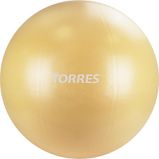 СЦ*Мяч гимн. TORRES, AL122165BG, диам. 65 см, эласт. ПВХ,с защ. от взрыва, с насосом, песочный