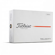 Мяч для гольфа Titleist Velocity 26, T8027S-WT, 3 шт/уп, белый