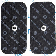 Электроды для миостимуляции COMPEX Performance Snap 5х10 см (2шт. в уп), с одной кнопкой, 42222